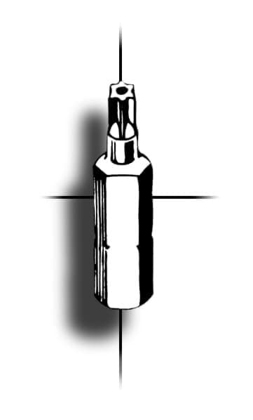 Afbeelding van SecuFast 6-Lobe Pin Bit TX-27
